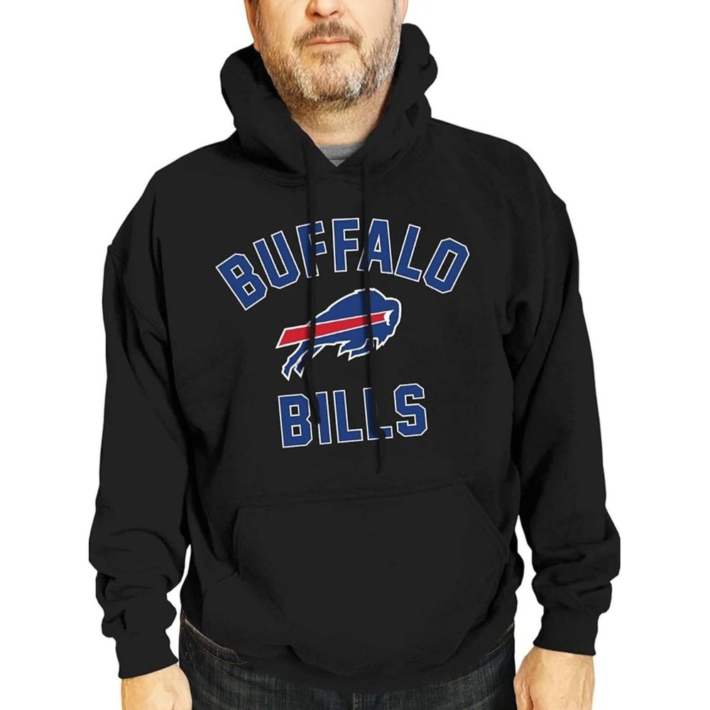 New NFL Buffalo Bills Gameday Hoodie Sweatshirt Black Mens Medium